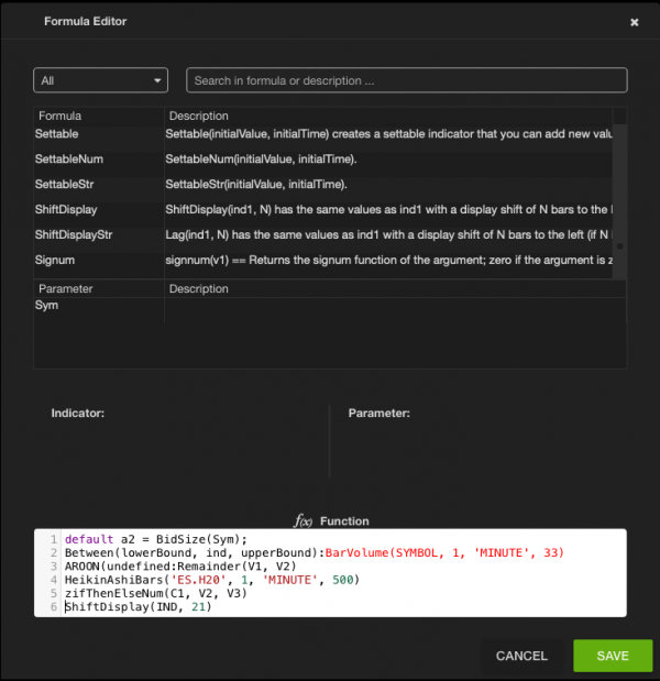 Formulas & XapiScript